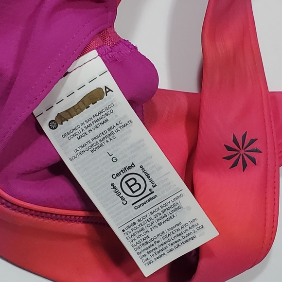 Athleta Ultimate Bra Large A-C MSRP $49 FP007 - Picture 12 of 14